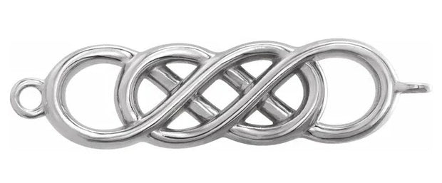 Endless Bracelet Center Celtic Infinity Charm - Permanent Jewelry