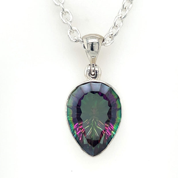Sterling Silver Mystic Topaz Pendant