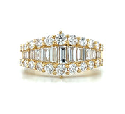 18k Yellow Gold Diamond Fashion Band