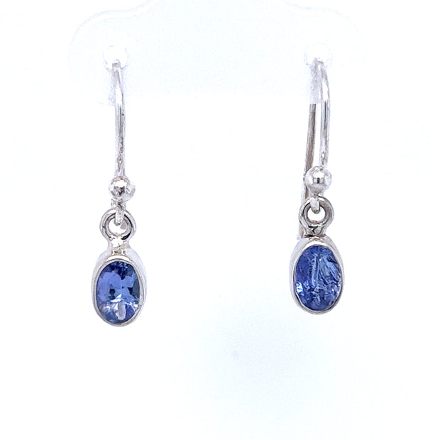 Sterling Silver Tanzanite Earrings