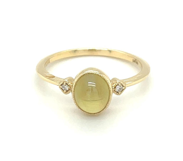 18k Yellow Gold Cat's Eye Chrysoberyl Fashion Ring by Parade Designs