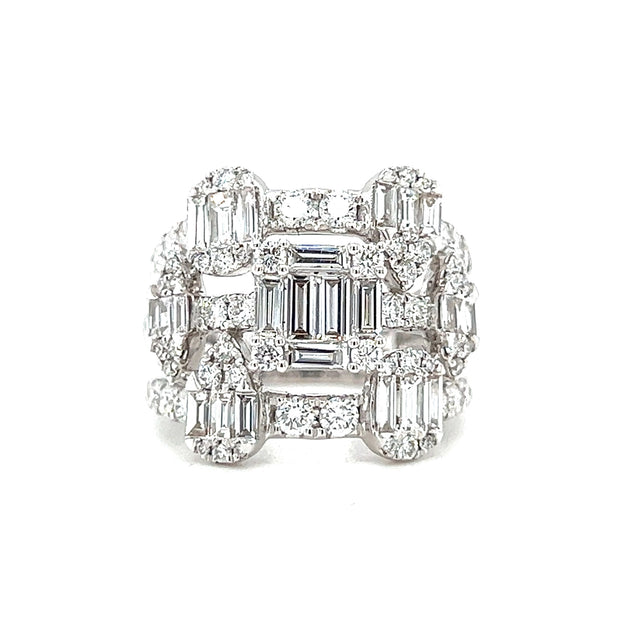 Diamond Semi-Mount Rings (Temp/No center)