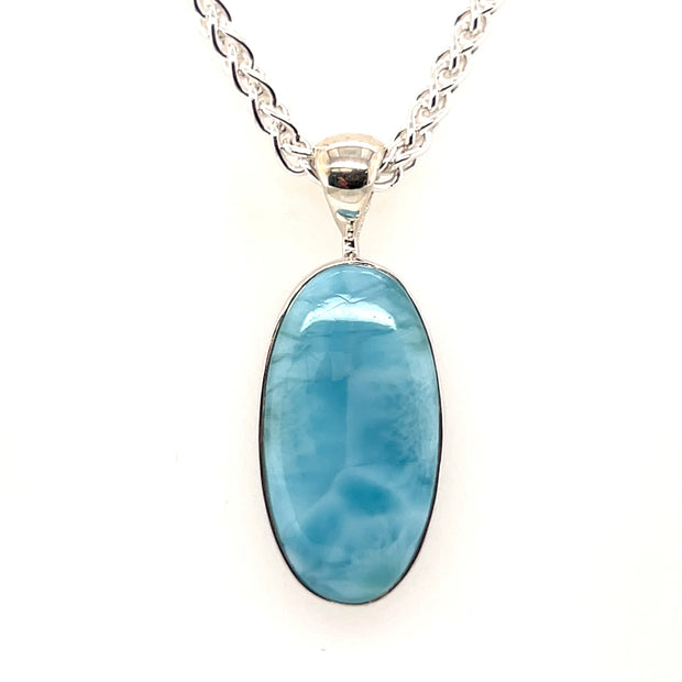 Sterling Silver Larimar Pendant
