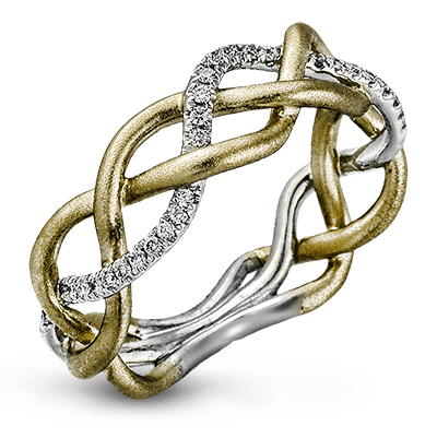 Right Hand Ring in 14k Gold with Diamonds