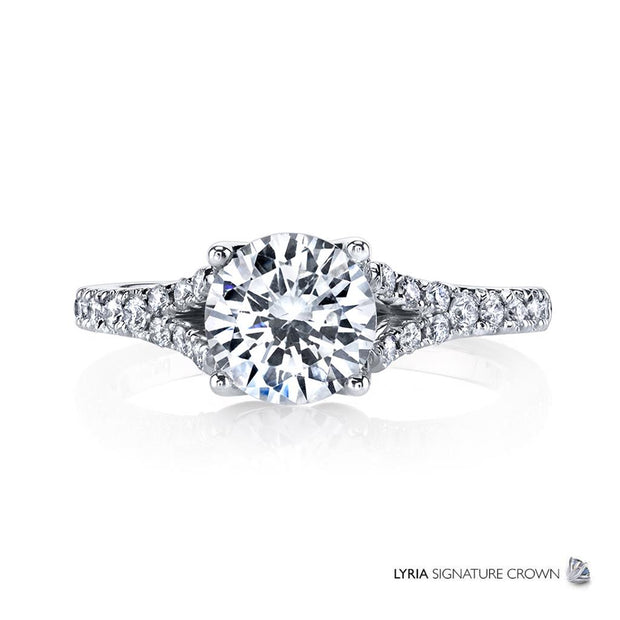 18k White Gold Diamond Engagement Ring by Parade Designs