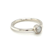 Sterling Silver Pearl Stackable Ring