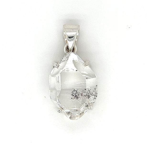 Sterling Silver Herkimer Diamond Quartz Pendant