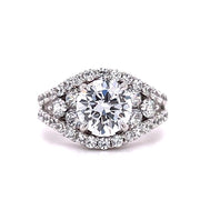 18k White Gold Diamond Engagementy Ring by Parade Designs 'Hemera' Bridal Collectioin