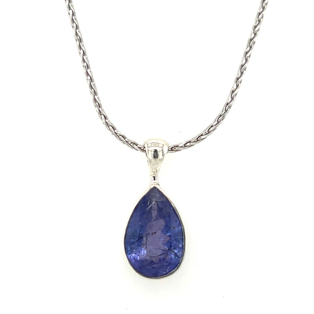 Sterling Silver Tanzanite Pendant