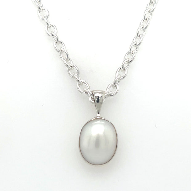 Sterling Silver Freshwater Pearl Pendant