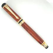 Cocobolo Wood & Gold Plated Frame Fountain Pen