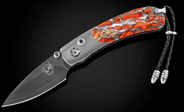 Kestral 'Shine' Titanium & Apple Core Pocket Knife by William Henry