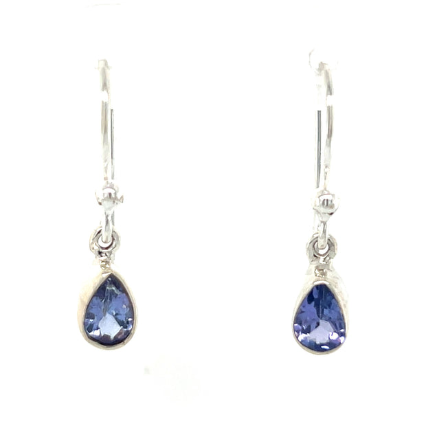 Sterling Silver Tanzanite Earrings