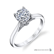 18k White Gold Classic Diamond Engagement Ring by Parade Designs