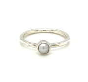 Sterling Silver Pearl Stackable Ring