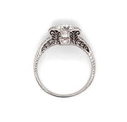 Pre-Owned Antique Platinum & Diamond Engagement Ring