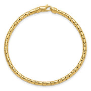 14k Yellow Gold Polished Fancy Link Fashion Bracelet