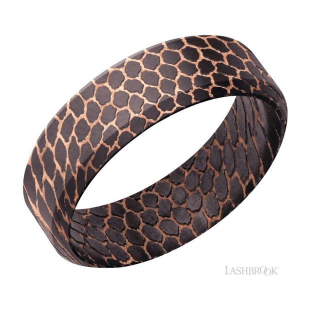 Superconductor Noir Wedding Band by Lashbrook Designs