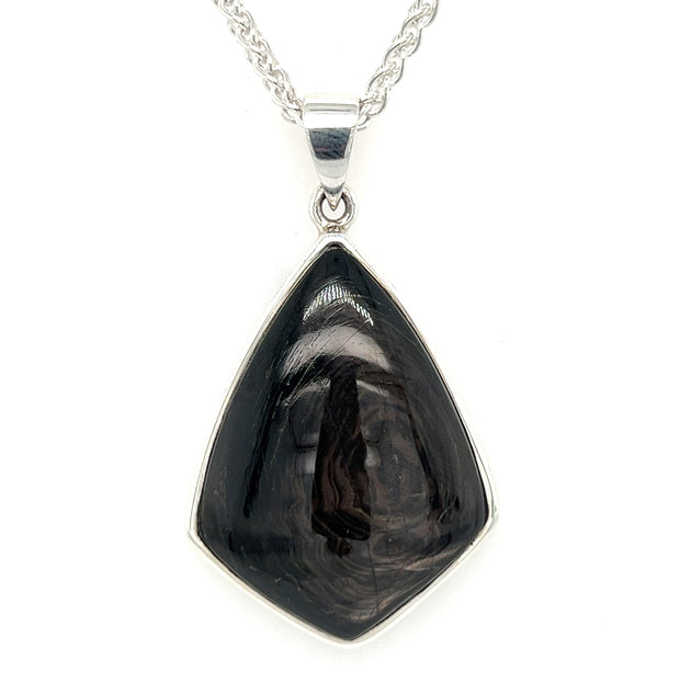 Sterling Silver Hypersthene Pendant