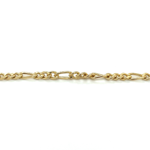 Endless Anklet Figaro Link Design - Permanent Jewelry