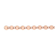 Permanent Jewelry - Circle Mirror Link Bracelet or Anklet