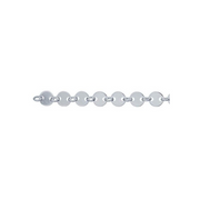 Permanent Jewelry - Circle Mirror Link Bracelet or Anklet